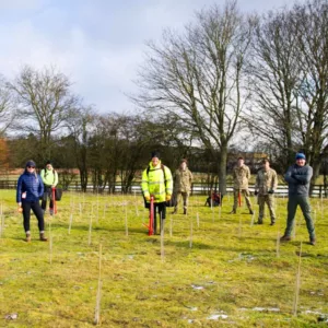Climate Change - Veterans Planting Trees