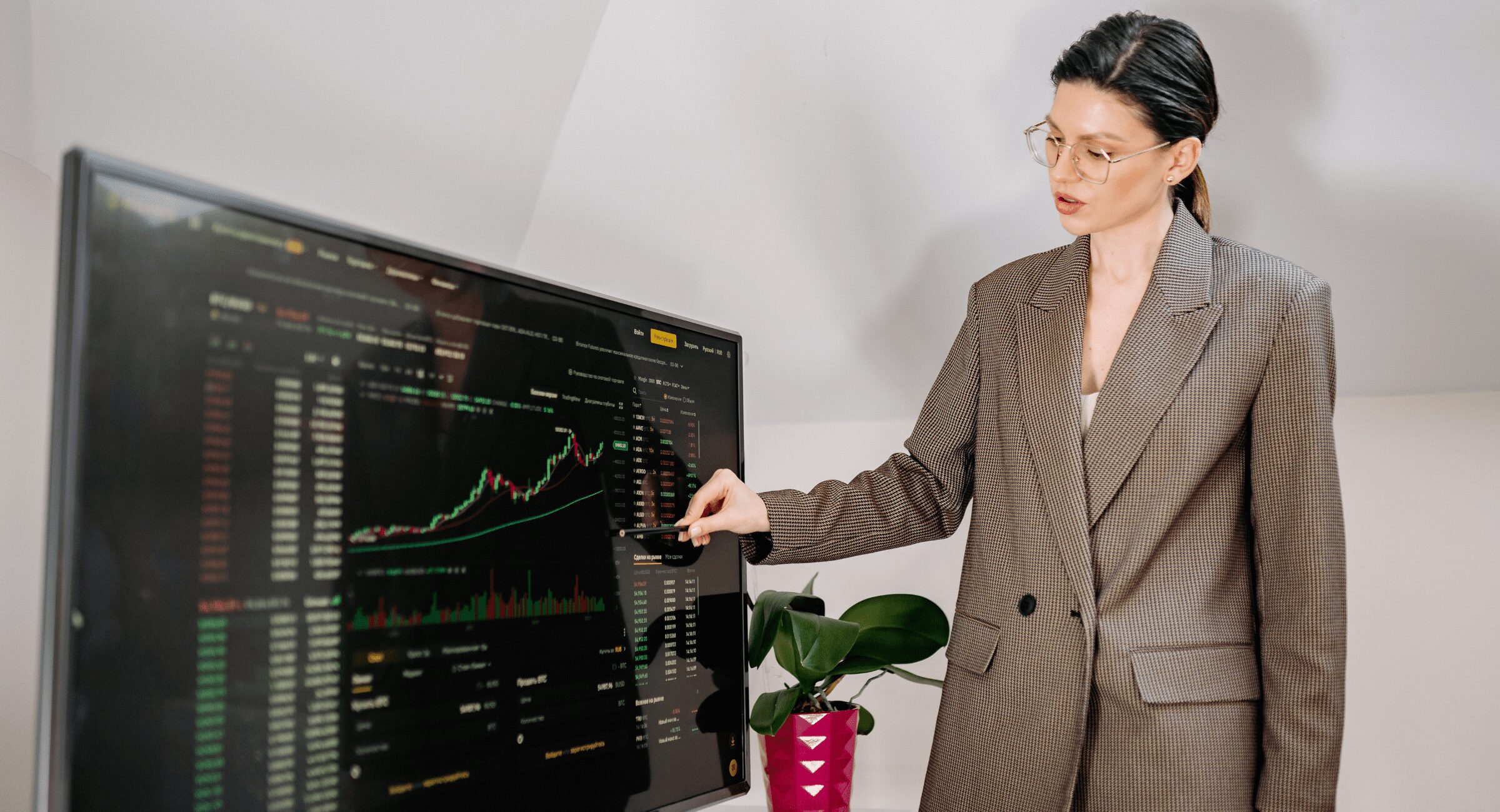 Graph showing investment performance